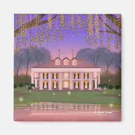 Louisiana Southern Mansion Magnet