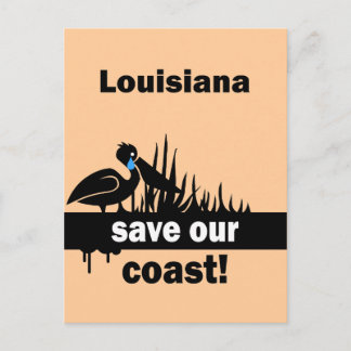 Louisiana spara kusten vykort