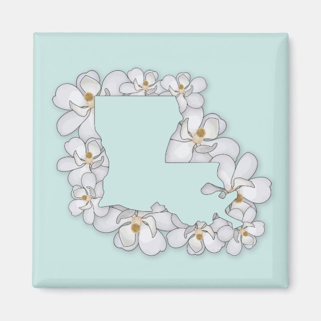 Louisiana State Flower Magnet (Framsidan)