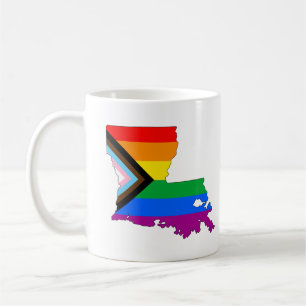 Louisiana State Pride HBTQ Progress Pride Kaffemugg