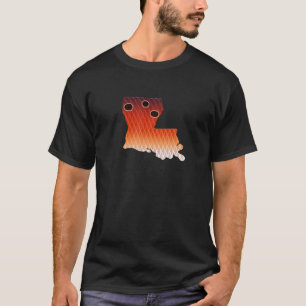 Louisiana State Redfish Skin Art Fishing Déc T Shirt