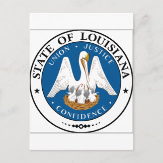 Louisiana State Seal Vykort