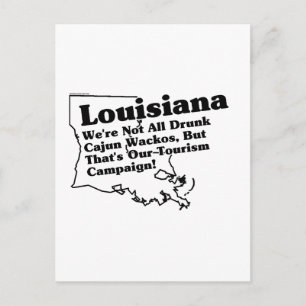 Louisiana State Slogan Vykort