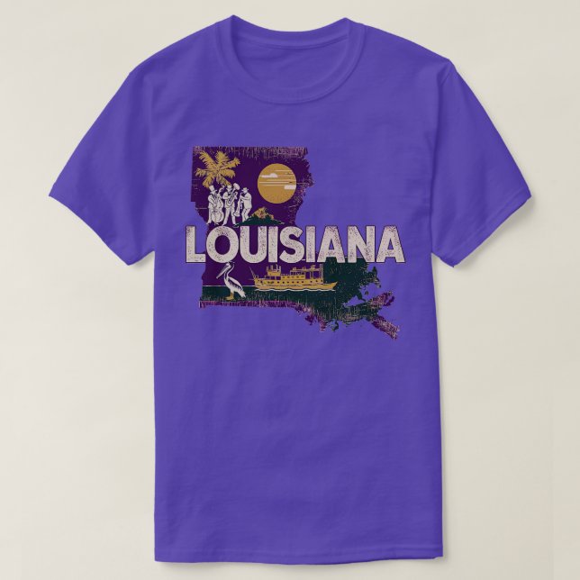 Louisiana State TShirt T Shirt (Design framsida)