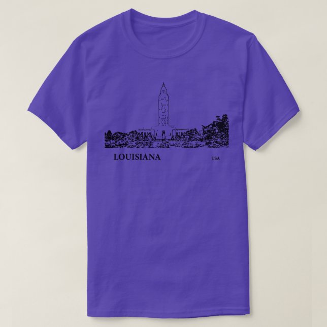 Louisiana State USA TShirt - 2 T Shirt (Design framsida)