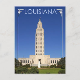 Louisiana-staten Huvudstad byggnad, Baton Rouge Vykort