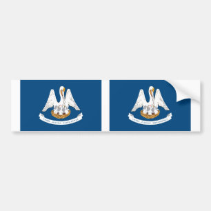 Louisiana Statlig flagga Bildekal