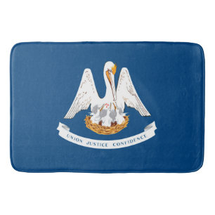 Louisiana Statlig flagga Design Badrumsmatta