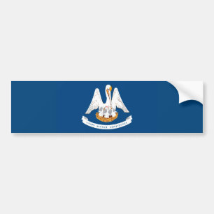 Louisiana Statlig flagga Design Bildekal