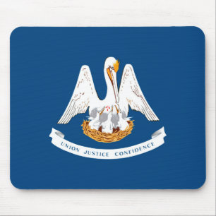 Louisiana Statlig flagga Design Musmatta