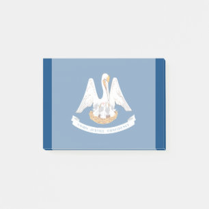 Louisiana Statlig flagga Design Post-it Block