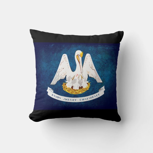 Louisiana statlig flagga kudde (Framsida)