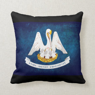 Louisiana statlig flagga kudde