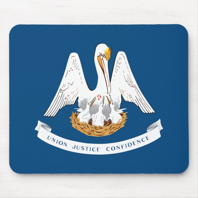 Louisiana Statlig flagga Musmatta (Framsidan)