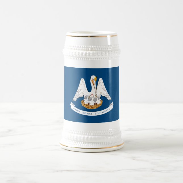 Louisiana Statlig flagga Sejdel (Center)