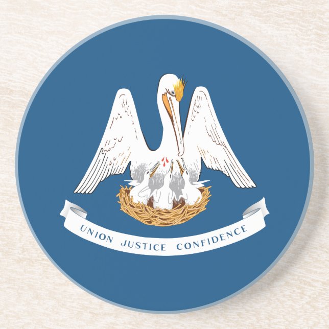 Louisiana Statlig flagga Underlägg (Framsidan)
