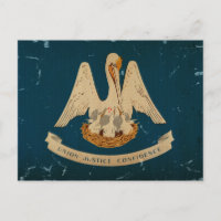 Louisiana Statlig flagga VINTAGE.png