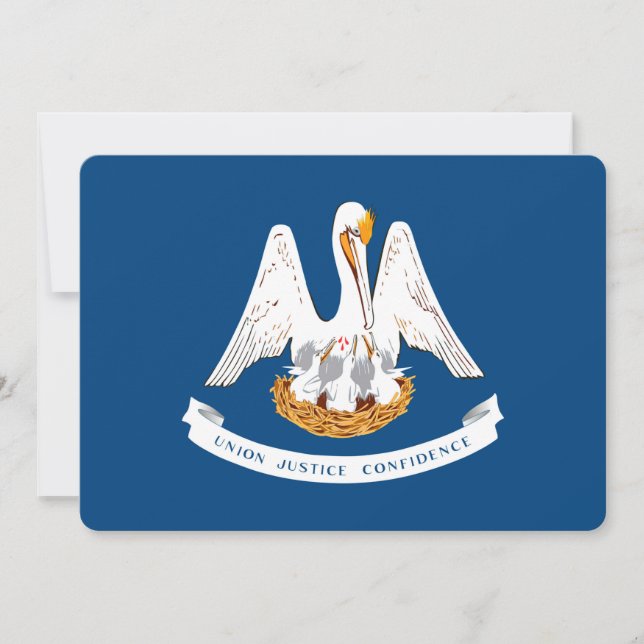 Louisiana statlig flaggadesign (Framsida)
