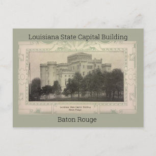 Louisiana statlig huvudstad som bygger Vykort