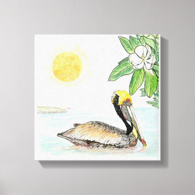 Louisiana Stretched Kanvastryck (Framsida)