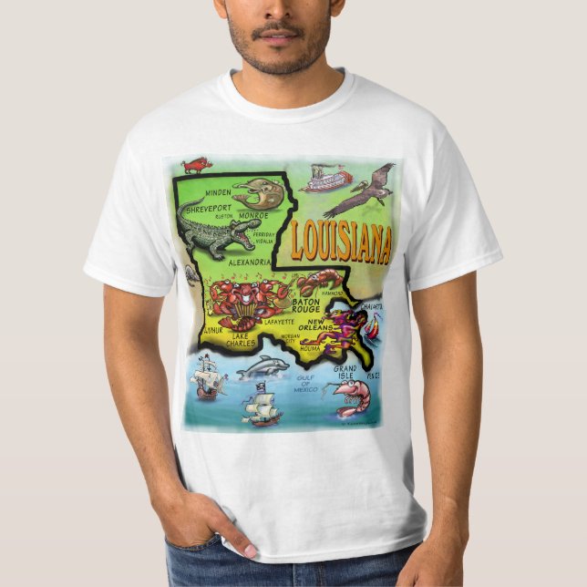 Louisiana T-shirt (Framsida)