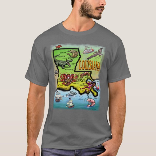 Louisiana T-shirt (Framsida)