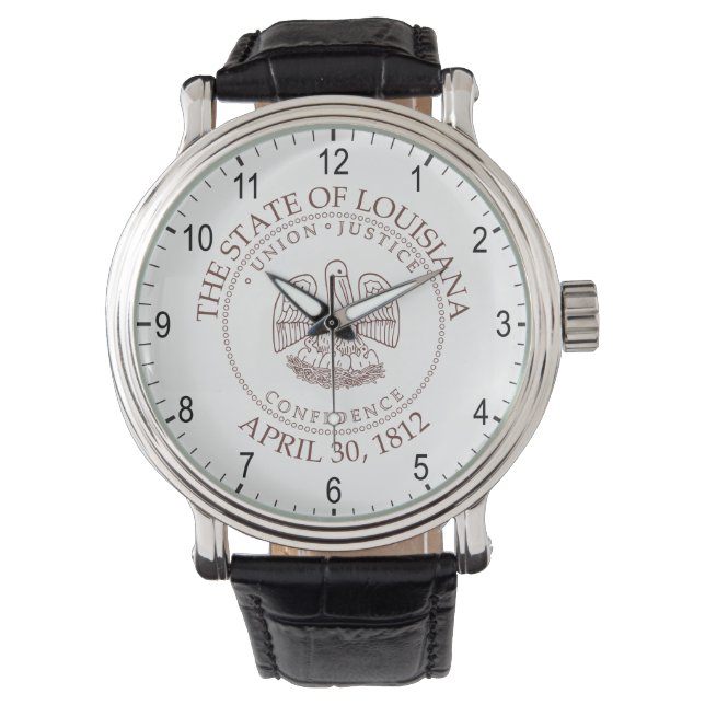Louisiana-tecken Armbandsur (Framsida)