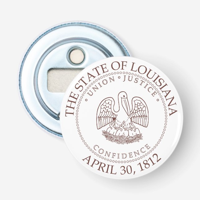 Louisiana-tecken Flasköppnare (Framsidan)