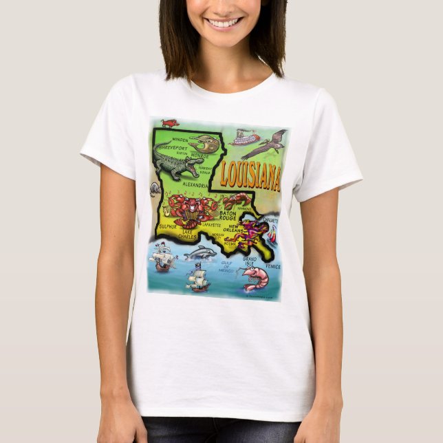 Louisiana Tee Shirt (Framsida)