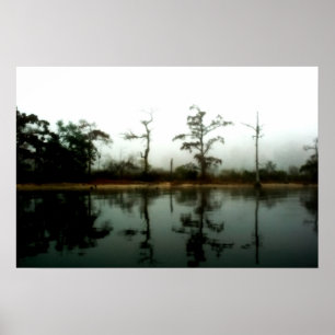 Louisiana träskmorgon poster