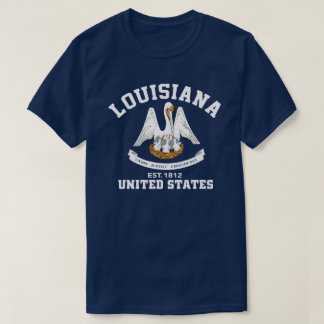 Louisiana USA Est. 1812 patriotiska skjorta för T Shirt