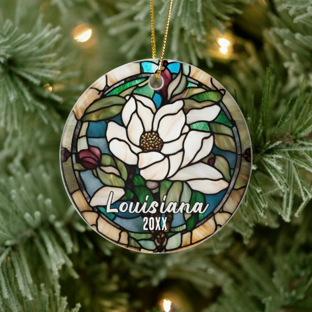 Louisiana Vacation Souvenir Julgransprydnad Keramik (Träd)