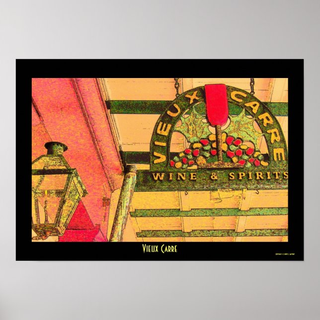 Louisiana Vieux Carre Poster (Framsidan)