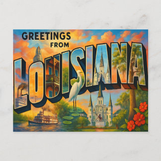 LOUISIANA vykort