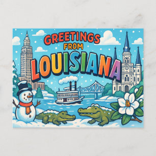 LOUISIANA Vykort