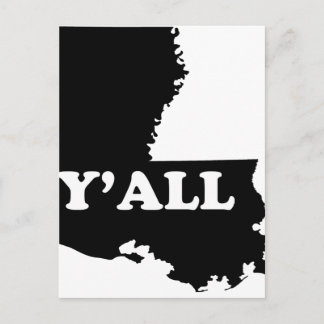 Louisiana Yall Vykort