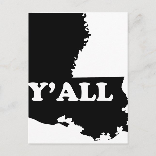 Louisiana Yall Vykort (Framsida)