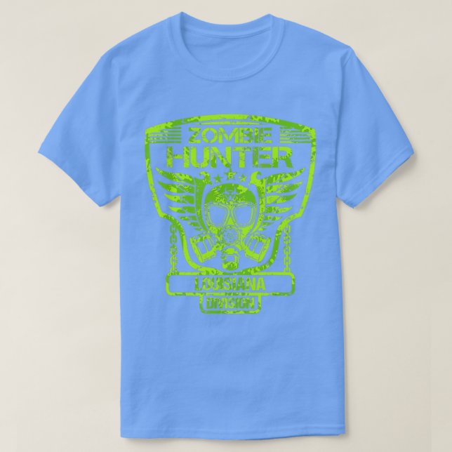 Louisiana Zombie Hunter  T Shirt (Design framsida)