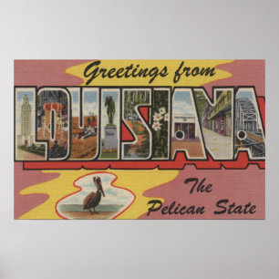 LouisianaLarge brev ScenesLouisiana 3 Poster