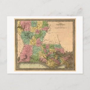 LouisianaPanoramisk kartaLouisiana Vykort