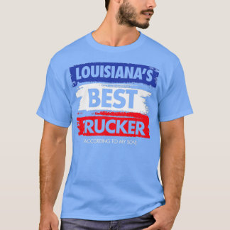 Louisianas Best Trucker enligt min son T Shirt