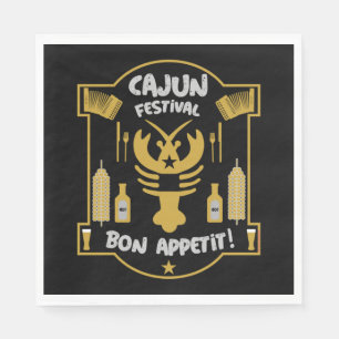 Louisianas Cajun Bayou Pappersservett