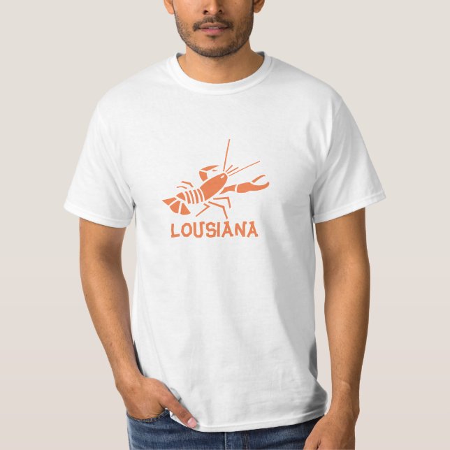 Louisianas Kräftor Tee Shirt (Framsida)
