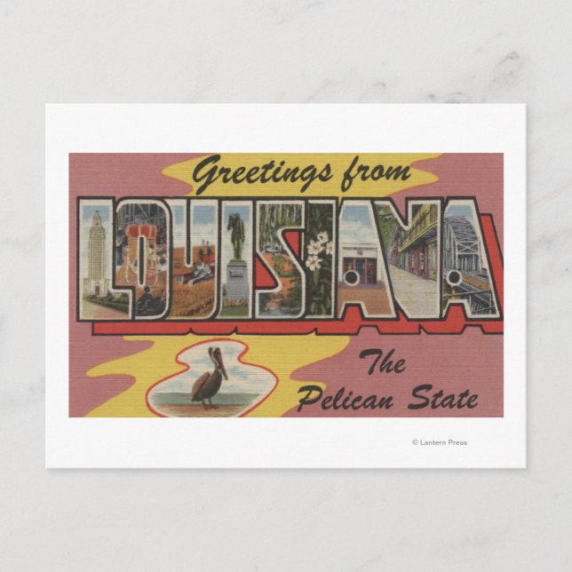 LouisianaStor Brev ScenesLouisiana 2 Vykort (Framsida)