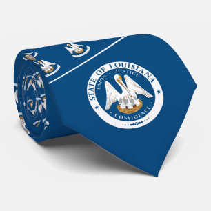 Louisianiansk Flagga & Seal, Louisianas Flagga Slips