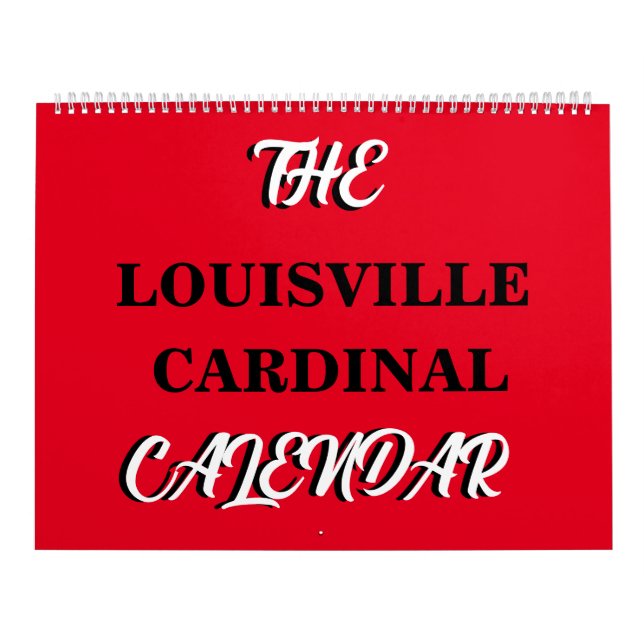 Louisville Cardinal Calendar Kalender (Omslag)