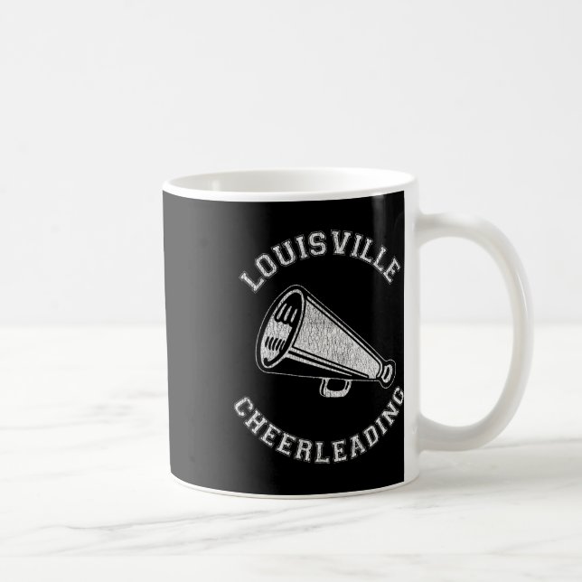 Louisville Cheer Forfallen Retro 90-Tal Cheerleade Kaffemugg (Höger)