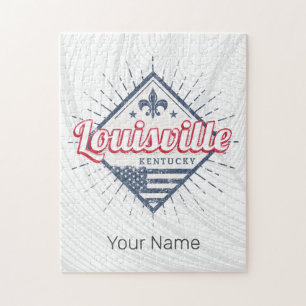 Louisville City Kentucky United Stater Vintage USA Pussel