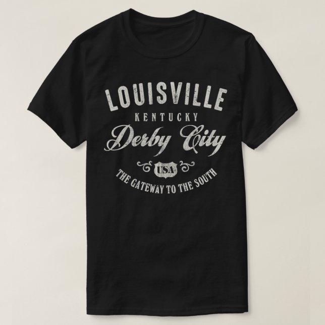 Louisville Derby City Kentucky T Shirt (Design framsida)