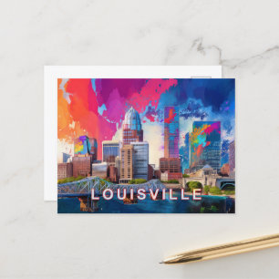 Louisville Derby City Vykort